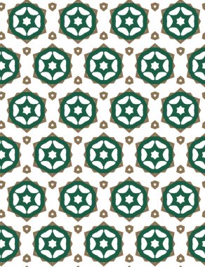 Soyut geometrik şekilli kusursuz desen