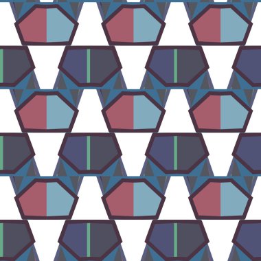 Kusursuz şablon, soyut duvar kağıdı, vektör illüstrasyonu 