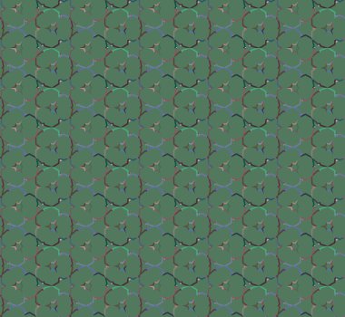 Geometrik şekilli kusursuz desen vektör çizimi