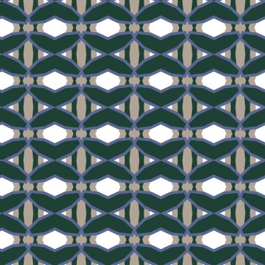Tekrarlanan geometrik şekilli kusursuz desen, vektör illüstrasyonuName