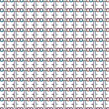 Soyut geometrik şekilli kusursuz desen
