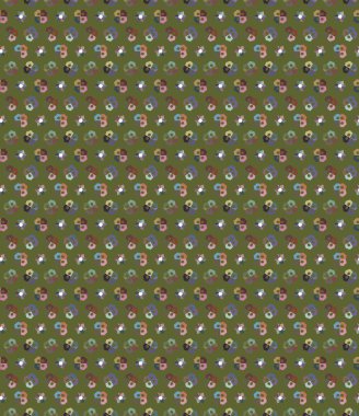 Tekrarlanan geometrik şekilli kusursuz desen, vektör illüstrasyonuName