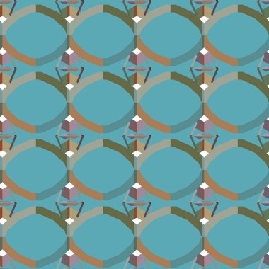 Kusursuz şablon, soyut duvar kağıdı, vektör illüstrasyonu 