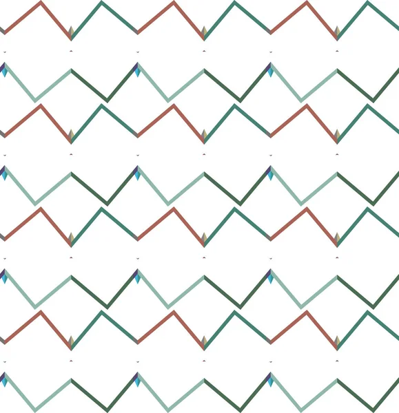 Abstrakte Nahtlose Mustervektorabbildung Mit Unterschiedlichen Geometrischen Formen — Stockvektor