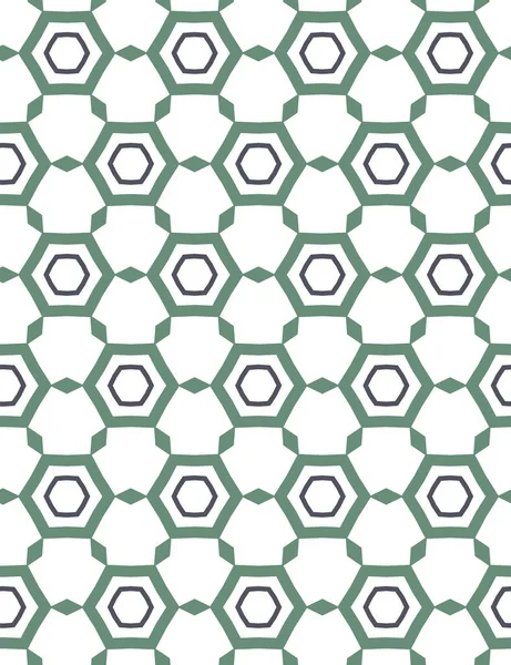 Nahtlose Muster Mit Geometrischen Formen Vektorillustration — Stockvektor