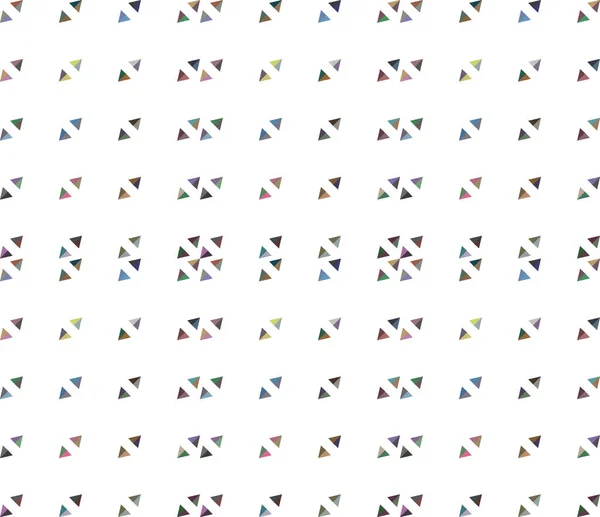 Absztrakt Varrat Nélküli Minta Vektor Illusztráció Különböző Geometriai Formák — Stock Vector