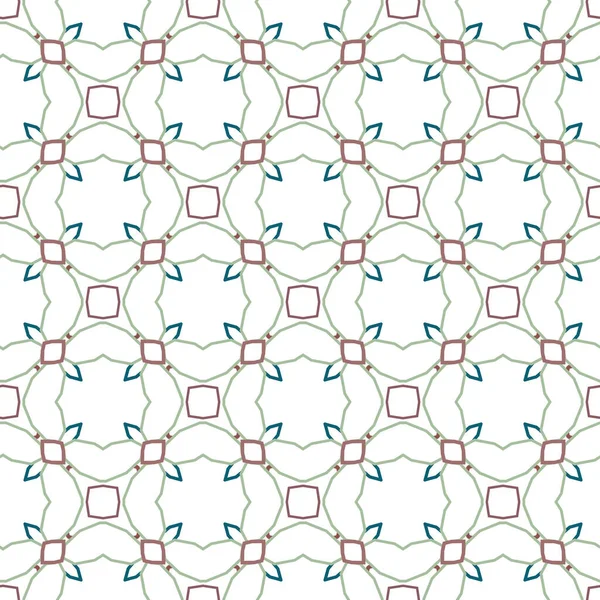 抽象的な幾何学的形状のシームレスなパターン — ストックベクタ