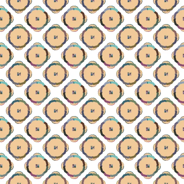 Geometrik şekilli kusursuz desen vektör çizimi