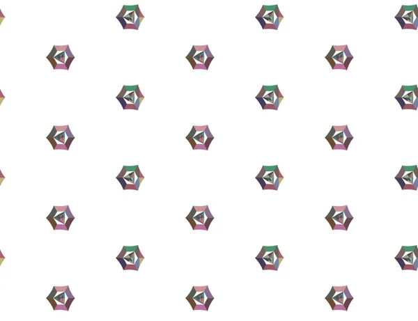 Pola Mulus Dengan Bentuk Geometris Abstrak - Stok Vektor
