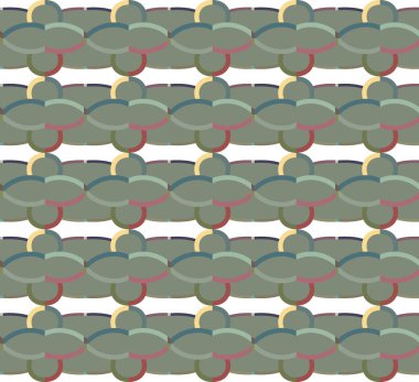 Tekrarlanan geometrik şekilli kusursuz desen, vektör illüstrasyonuName