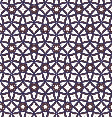 farklı geometrik şekillere sahip soyut, pürüzsüz desensiz vektör çizimi