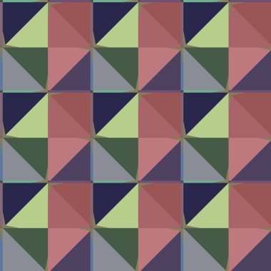 farklı geometrik şekillere sahip soyut, pürüzsüz desensiz vektör çizimi