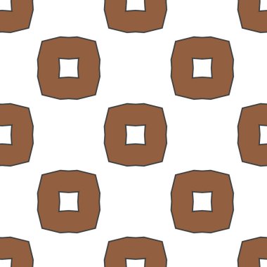 Tekrarlanan geometrik şekilli kusursuz desen, vektör illüstrasyonuName
