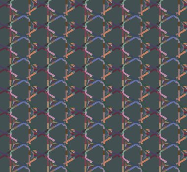 Soyut geometrik şekilli kusursuz desen