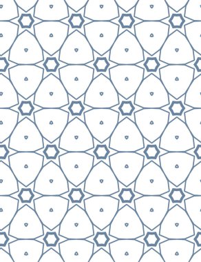 Geometrik şekilli kusursuz desen vektör çizimi