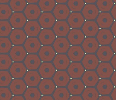 Geometrik şekilli kusursuz desen vektör çizimi