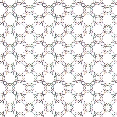 Geometrik şekilli kusursuz desen vektör çizimi