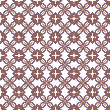 Geometrik şekilli kusursuz desen vektör çizimi