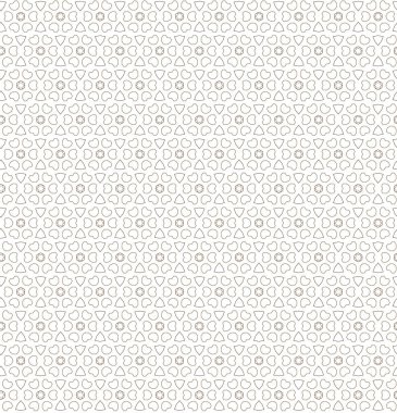 Tekrarlanan geometrik şekilli kusursuz desen, vektör illüstrasyonuName