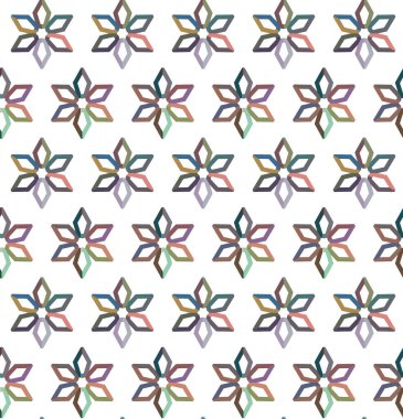 Tekrarlanan geometrik şekilli kusursuz desen, vektör illüstrasyonuName