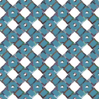 Tekrarlanan geometrik şekilli kusursuz desen, vektör illüstrasyonuName