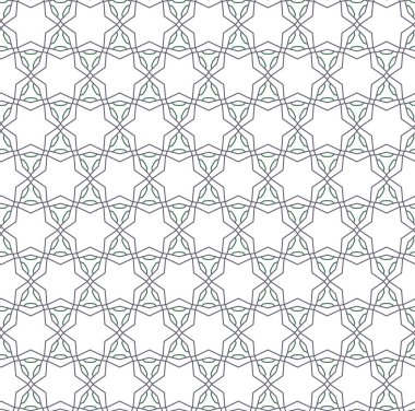 Soyut geometrik şekilli kusursuz desen