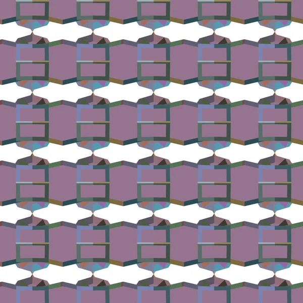 Abstrakt Sømløs Geometrisk Mønsterbakgrunn – stockvektor