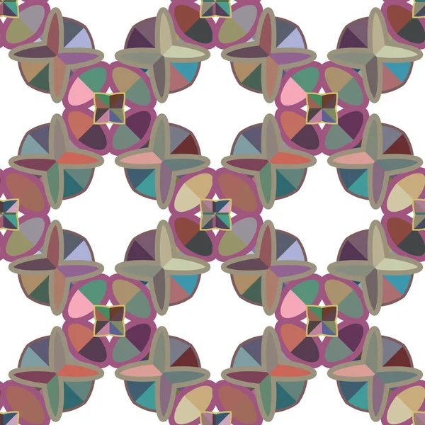 Abstrakti Tausta Rakenne Geometriseen Tyyliin Saumaton Muotoilu — vektorikuva