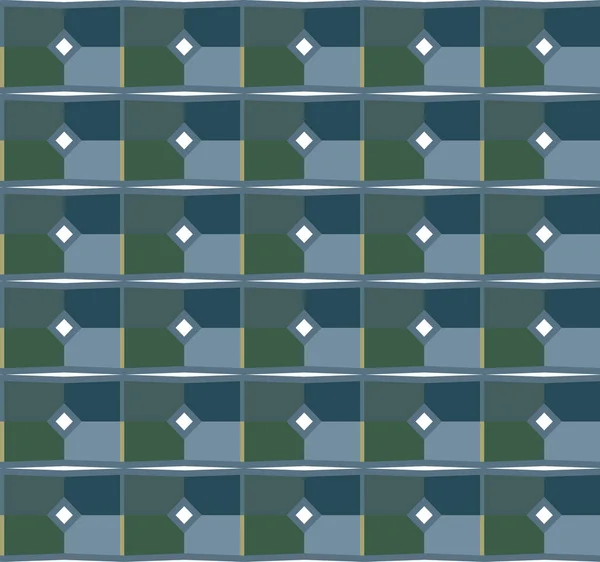 Nahtlose Muster Mit Geometrischen Formen Vektorillustration — Stockvektor