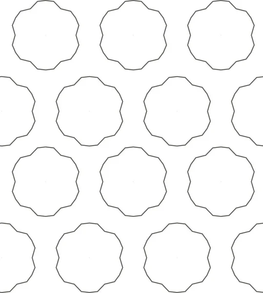 Patrón Sin Costura Con Formas Geométricas Repetidas Ilustración Vectorial — Vector de stock