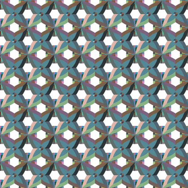 Motif Ornemental Géométrique Sans Couture Fond Abstrait — Image vectorielle