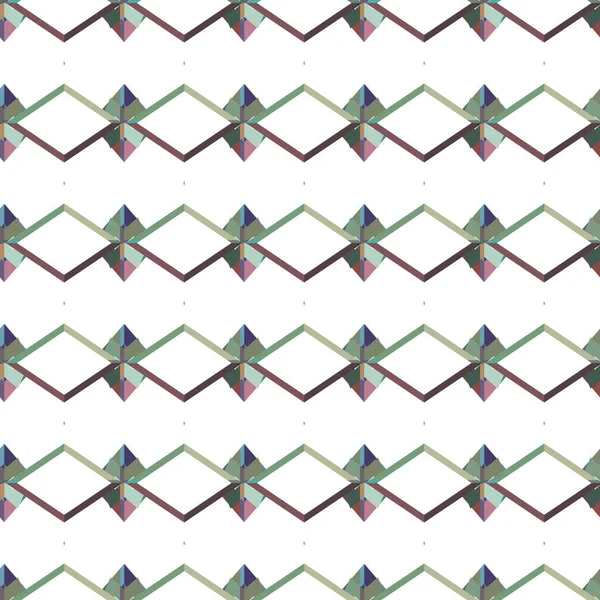 Naadloos Geometrisch Ornamentspatroon Abstracte Achtergrond — Stockvector