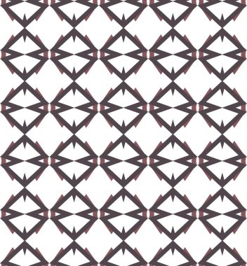 Geometrik şekilli kusursuz desen vektör çizimi