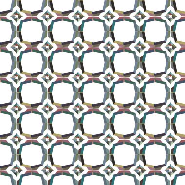 Kusursuz şablon, soyut duvar kağıdı, vektör illüstrasyonu 