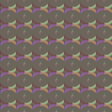 Geometrik şekilli kusursuz desen vektör çizimi
