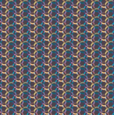 Tekrarlanan geometrik şekilli kusursuz desen, vektör illüstrasyonuName