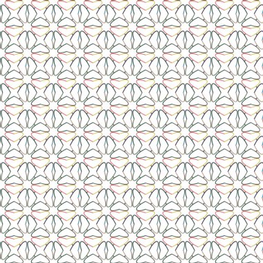 Tekrarlanan geometrik şekilli kusursuz desen, vektör illüstrasyonuName