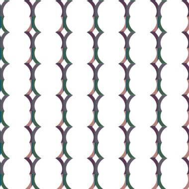 Tekrarlanan geometrik şekilli kusursuz desen, vektör illüstrasyonuName