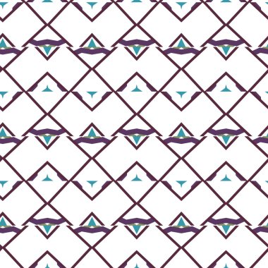 Soyut geometrik şekilli kusursuz desen