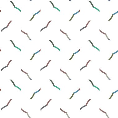 Geometrik şekilli kusursuz desen vektör çizimi