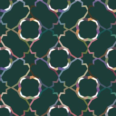 soyut dikişsiz geometrik desen resimleme arkaplanı