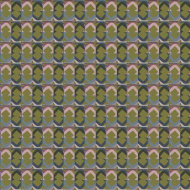 Geometrik şekilli kusursuz desen vektör çizimi