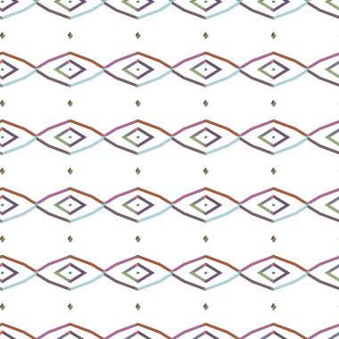 Soyut geometrik şekilli kusursuz desen