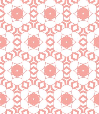 farklı geometrik şekillere sahip soyut, pürüzsüz desensiz vektör çizimi