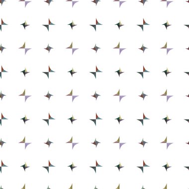 Geometrik şekilli kusursuz desen vektör çizimi