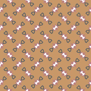 Geometrik şekilli kusursuz desen vektör çizimi