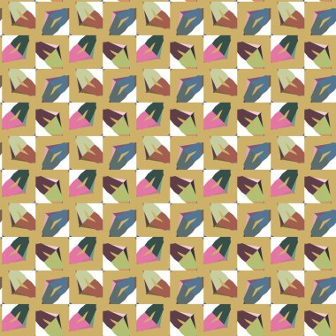 Kusursuz şablon, soyut duvar kağıdı, vektör illüstrasyonu 