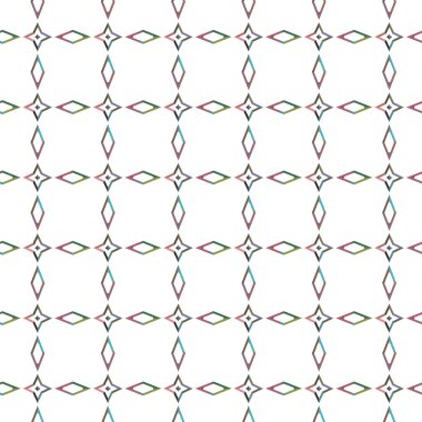 Tekrarlanan geometrik şekilli kusursuz desen, vektör illüstrasyonuName