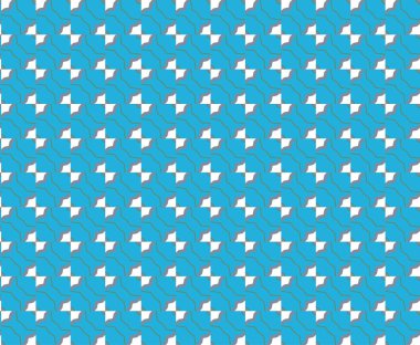 Tekrarlanan geometrik şekilli kusursuz desen, vektör illüstrasyonuName