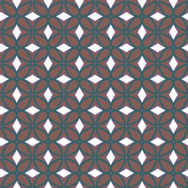 farklı geometrik şekillere sahip soyut, pürüzsüz desensiz vektör çizimi